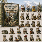 Wolf Adventskalender 2026 - 24 Acryl Wolvenhangers
