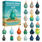 Zeeglas Kabouter Adventskalender 2026 - 24 Kabouterhangers van Zeeglas
