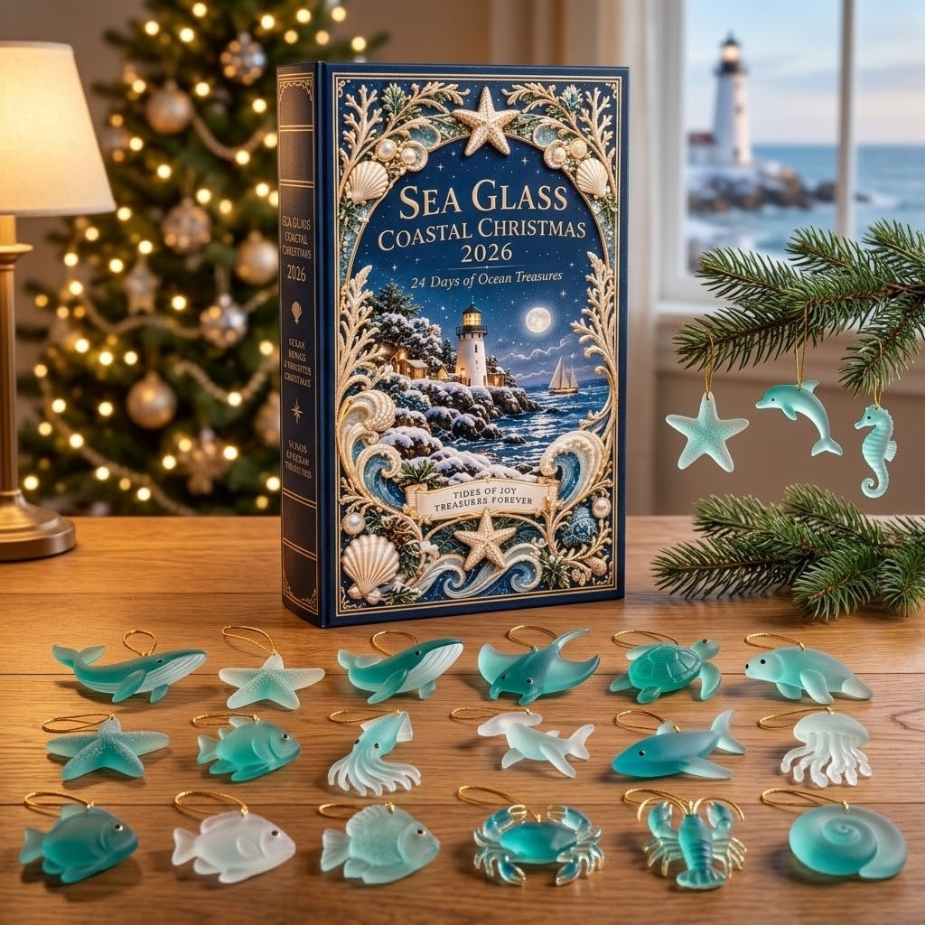 Zeeglas Kustkerst Adventskalender 2026 - 24 Dagen Oceaanschatten