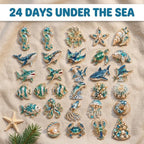 Zeeglas Kustkerst Adventskalender 2026 - 24 Dagen Oceaanschatten